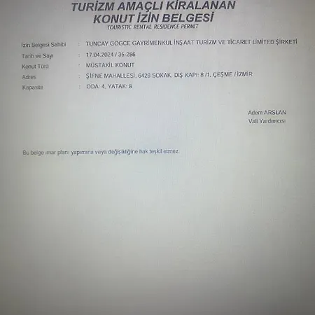 çeşme-müstakıl özel Havuzlu 4 Arti 1 *